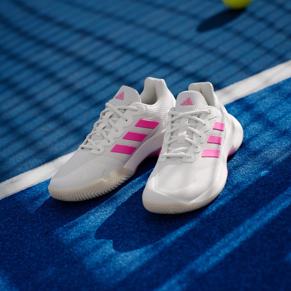 Кроссовки Adidas Gamecourt 2.0 Tennis Shoes, цвет Core White/Lucid Pink/Core Black — фото 4