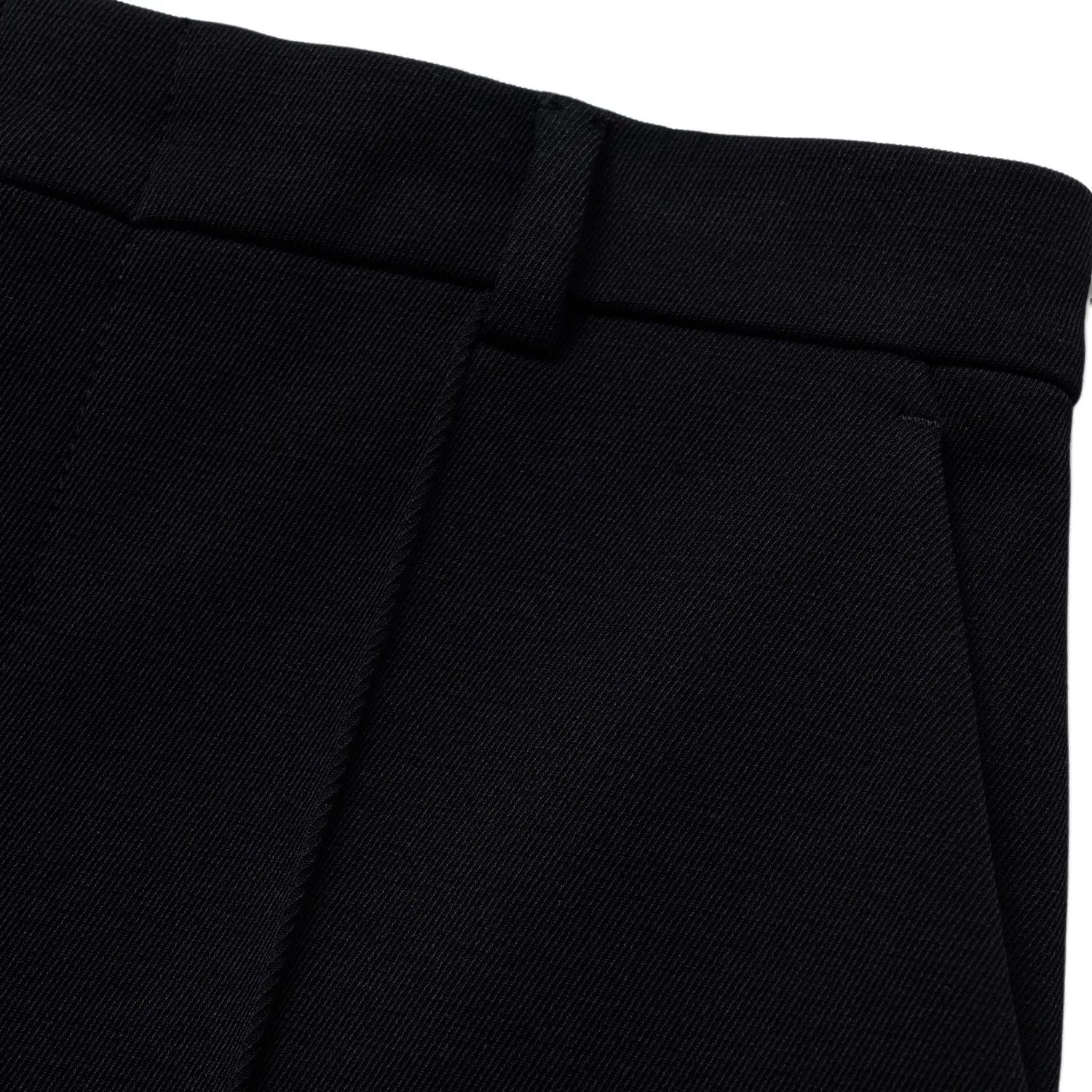 Брюки женские GUCCI Повседневные Cut-off, с фирменным лейблом, Черный — фото 4