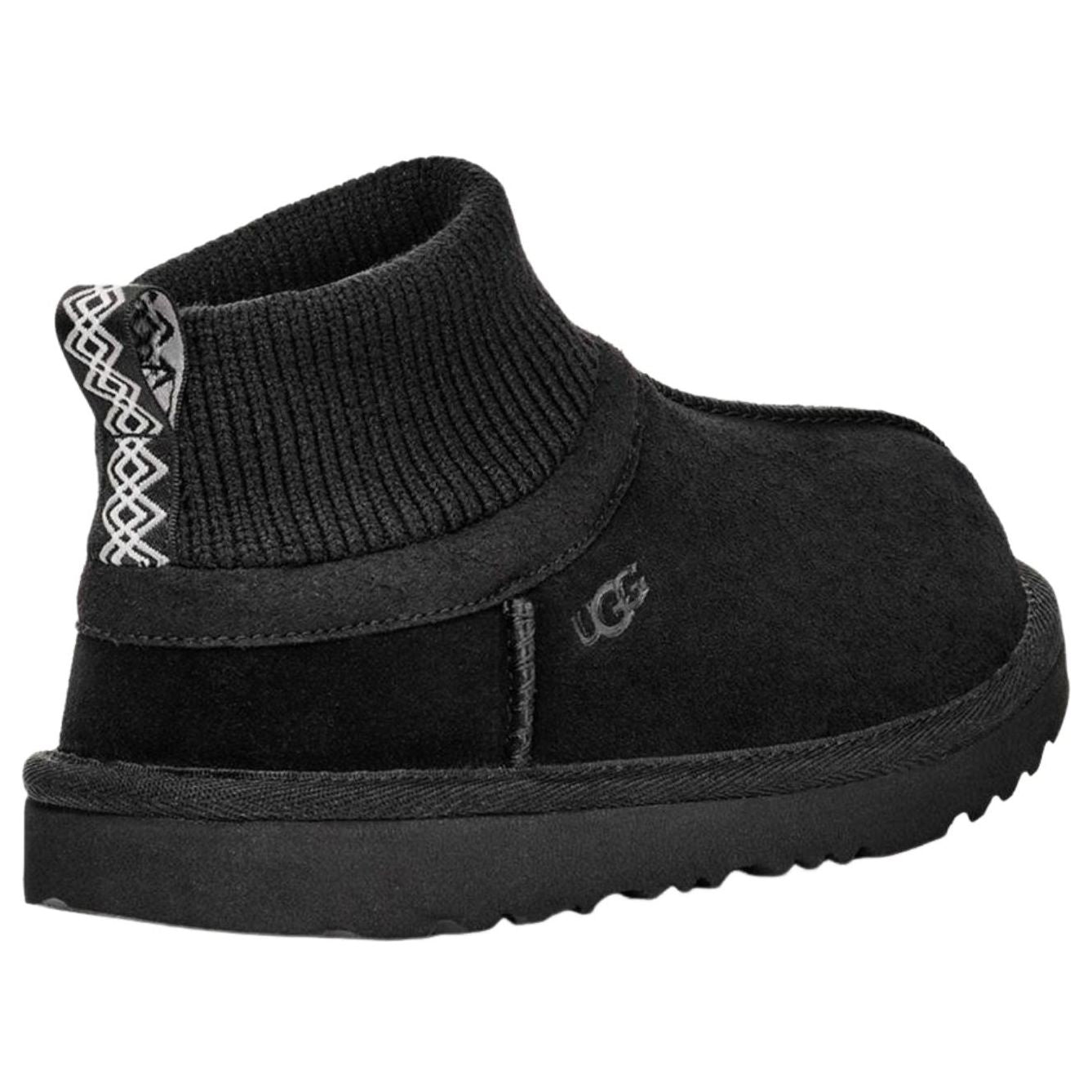 (PS) Классические тапочки UGG с ультраэластичным манжетом, черные — фото 3