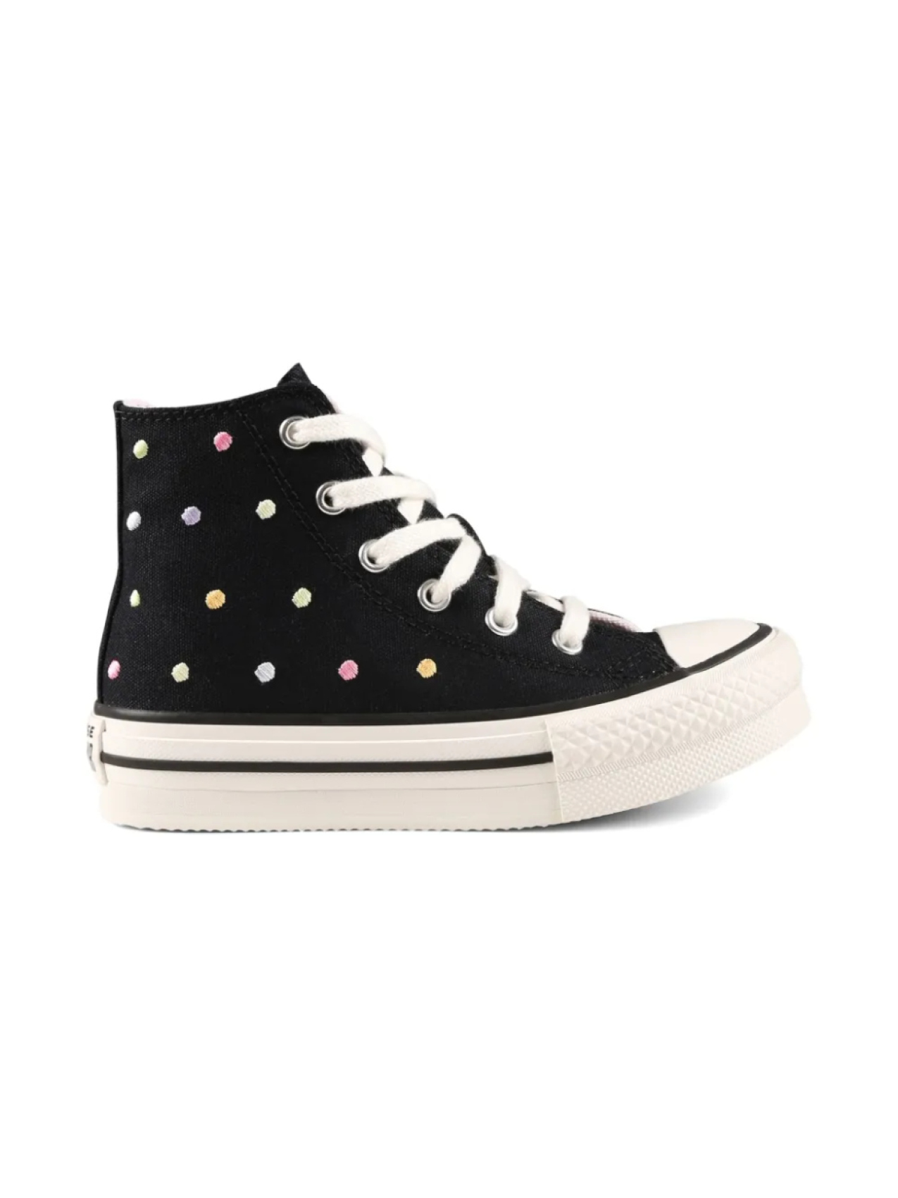 Высокие кеды Chuck Taylor All Star с горошинами Converse Kids, черный — фото 2