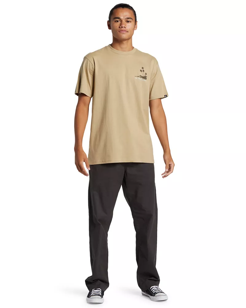 

Мужская футболка Quiksilver Island Vibes, цвет Twill