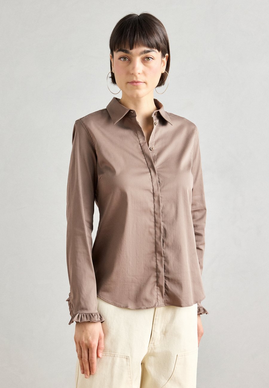

Блуза Mos Mosh FLIP SHIRT, Brown/Berry
