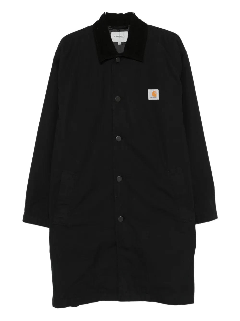 

Пальто Webster с застежкой на пуговицы и нашивкой-логотипом CARHARTT WIP, черный