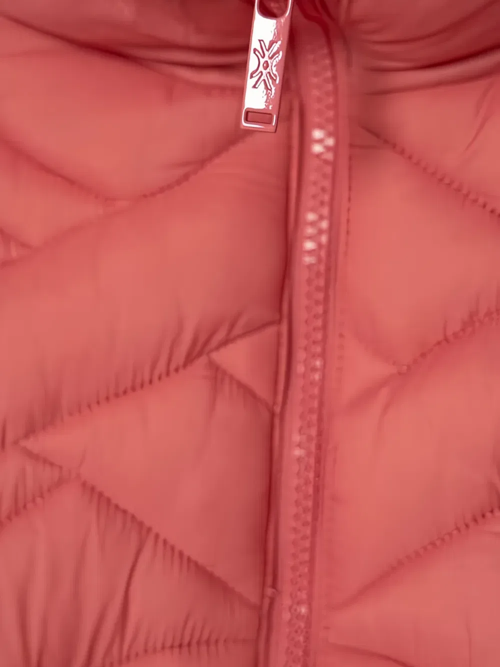 Стеганая куртка с капюшоном Benetton, оранжевый — фото 3