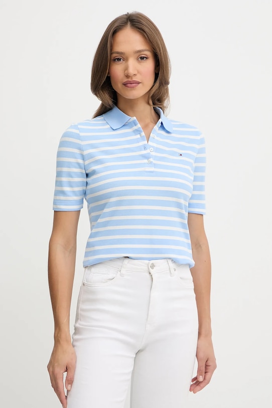 

Поло Tommy Hilfiger, синий