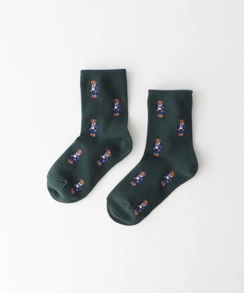 Детские носки POLO RALPH LAUREN с принтом мини-медведя 04835200/04863200