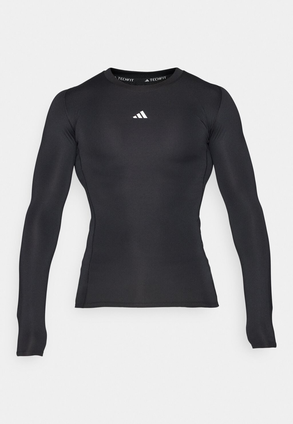 Футболка с длинным рукавом TECHFIT COMPRESSION LONG SLEEVE adidas, черный — фото 4