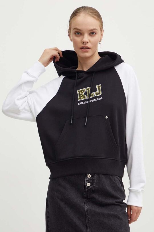 

Хлопковая толстовка Karl Lagerfeld Jeans, черный