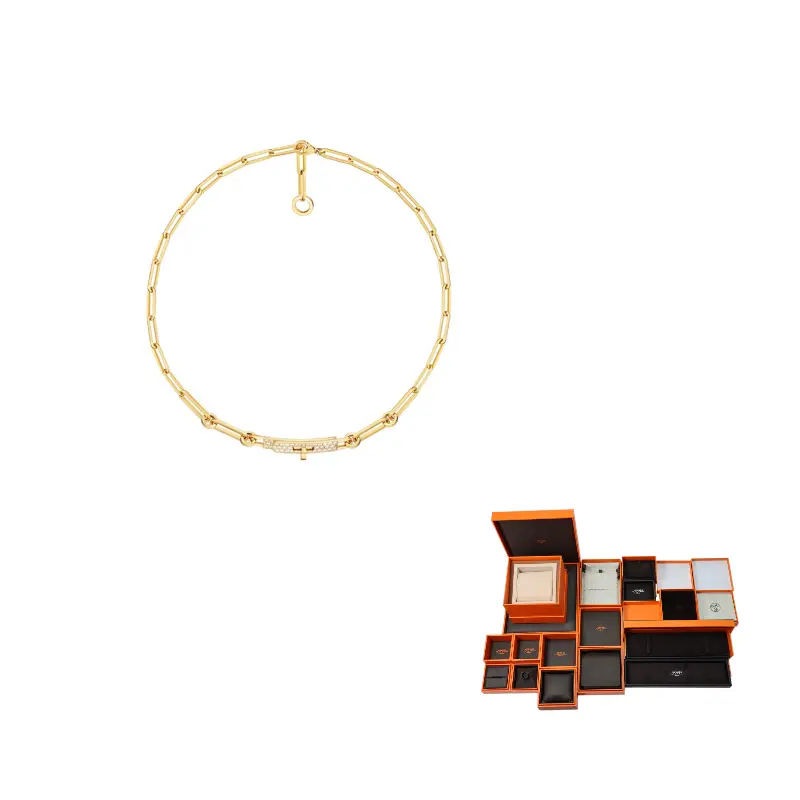 Бриллиантовые колье unisex HERMES