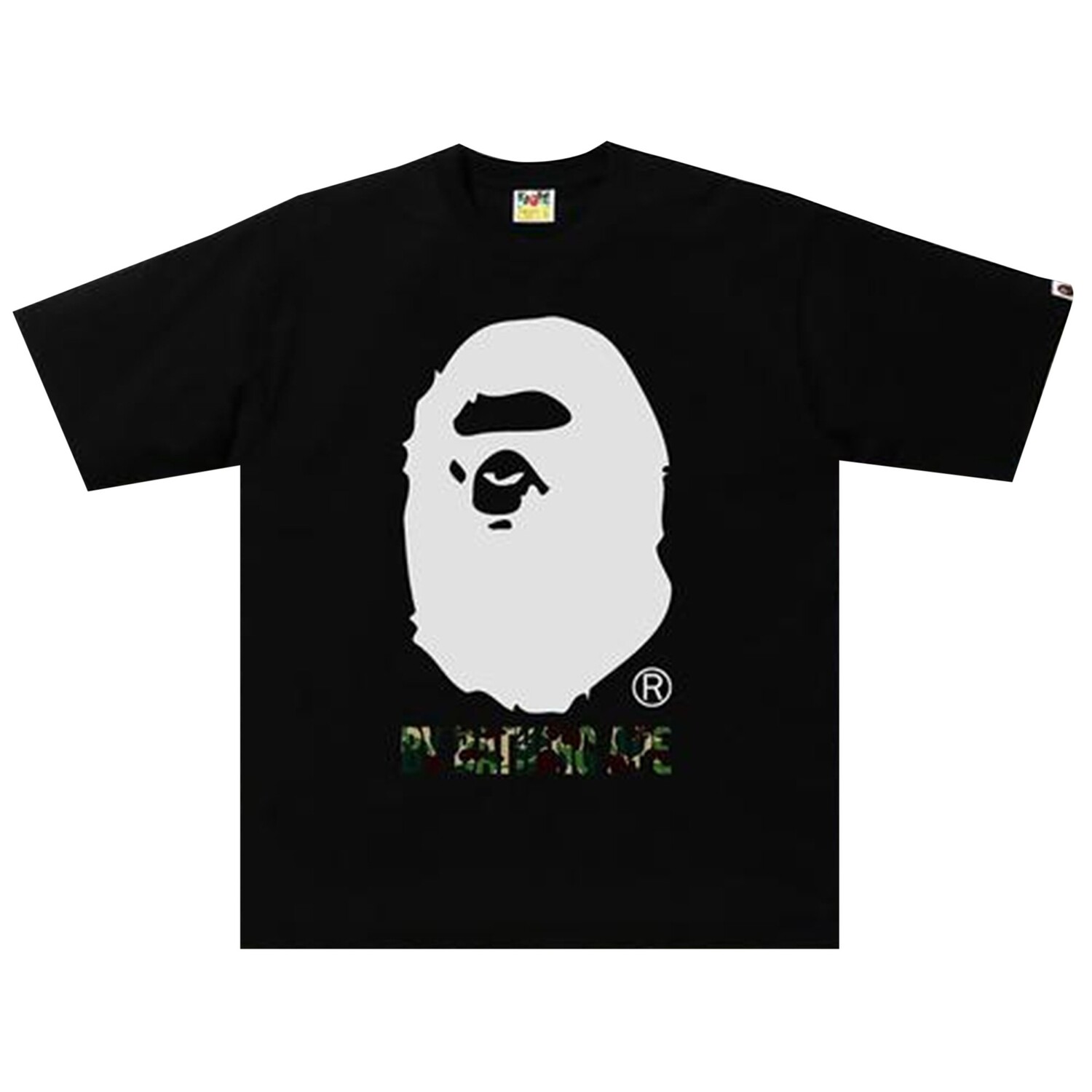 

Футболка BAPE ABC Camo RLX, цвет черный/зеленый