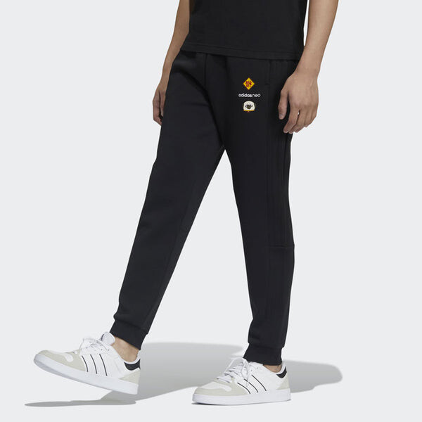 Спортивные штаны adidas neo x Crossover M Cny Ww Tp Casual Training Bundle Feet Sports Long Pants Black, черный — фото 2