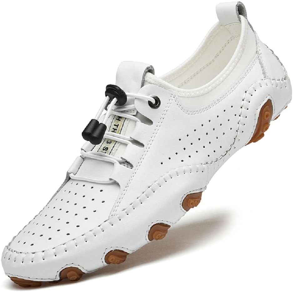 

Мужские повседневные кожаные лоферы mitvr, пенни-лоферы, мокасины, плоские туфли, ботинки-лоферы, белый