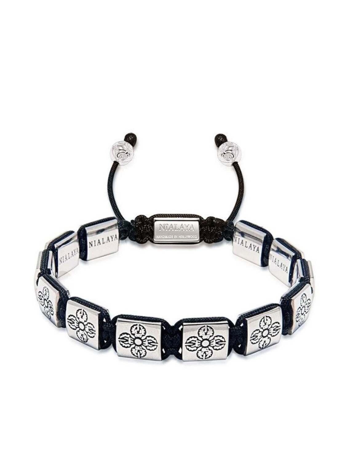 

Браслет The Dorje Flatbead Nialaya Jewelry, серебряный