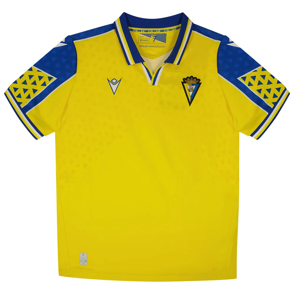 

Футболка с коротким рукавом Macron Cádiz CF 24/25 home junior, желтый