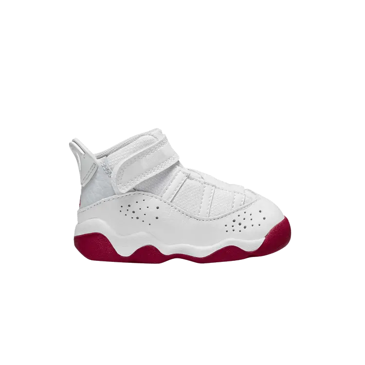 

Кроссовки Air Jordan Jordan 6 Rings TD White Mystic Hibiscus, белый