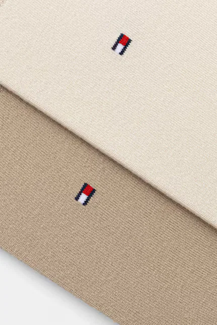 Носки женские 2 шт Tommy Hilfiger, бежевый — фото 2