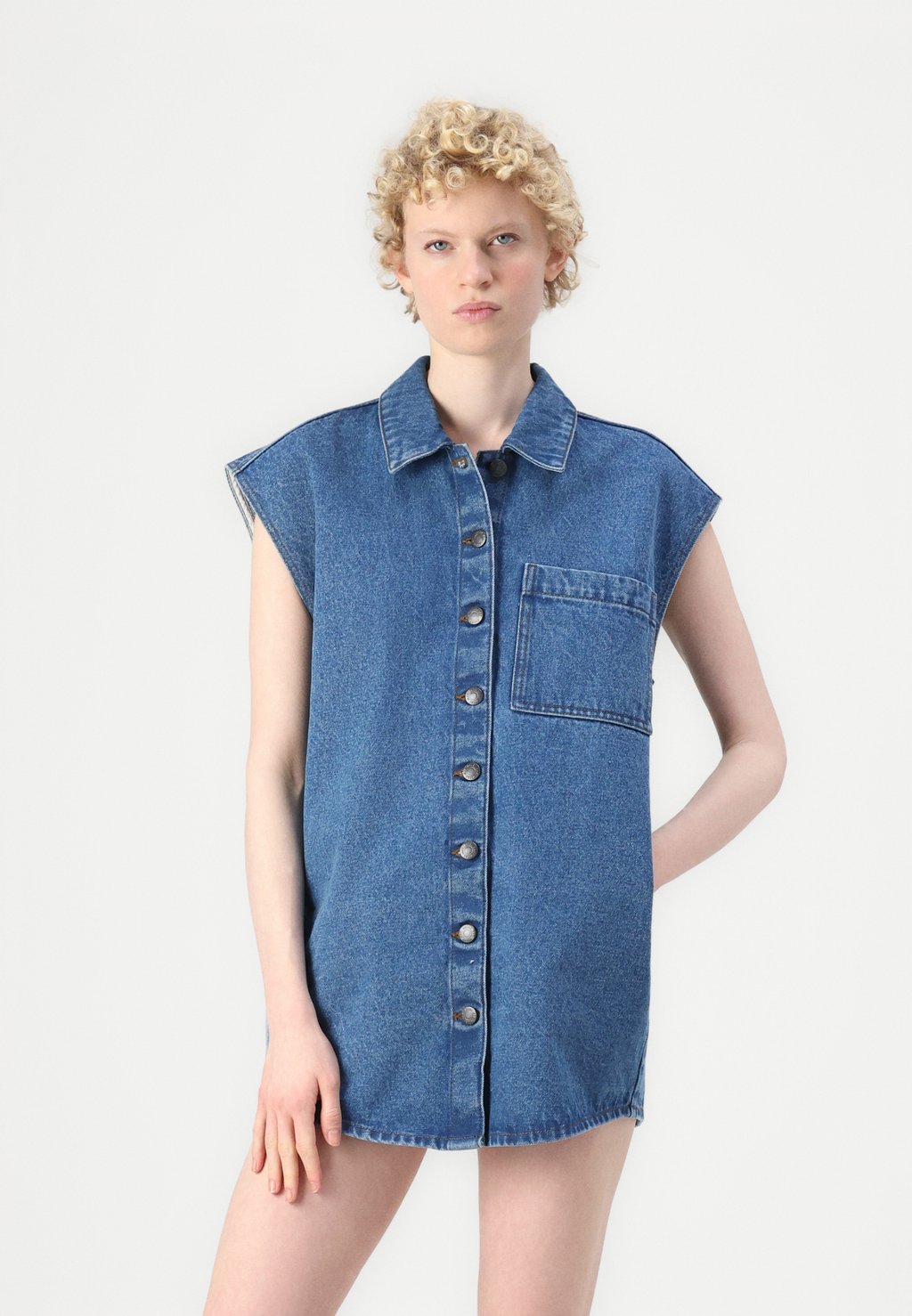 

Джинсовое платье NMSELVI DRESS Noisy May, деним