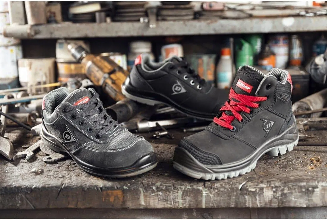 Строительные ботинки Dunlop унисекс, Black — фото 4
