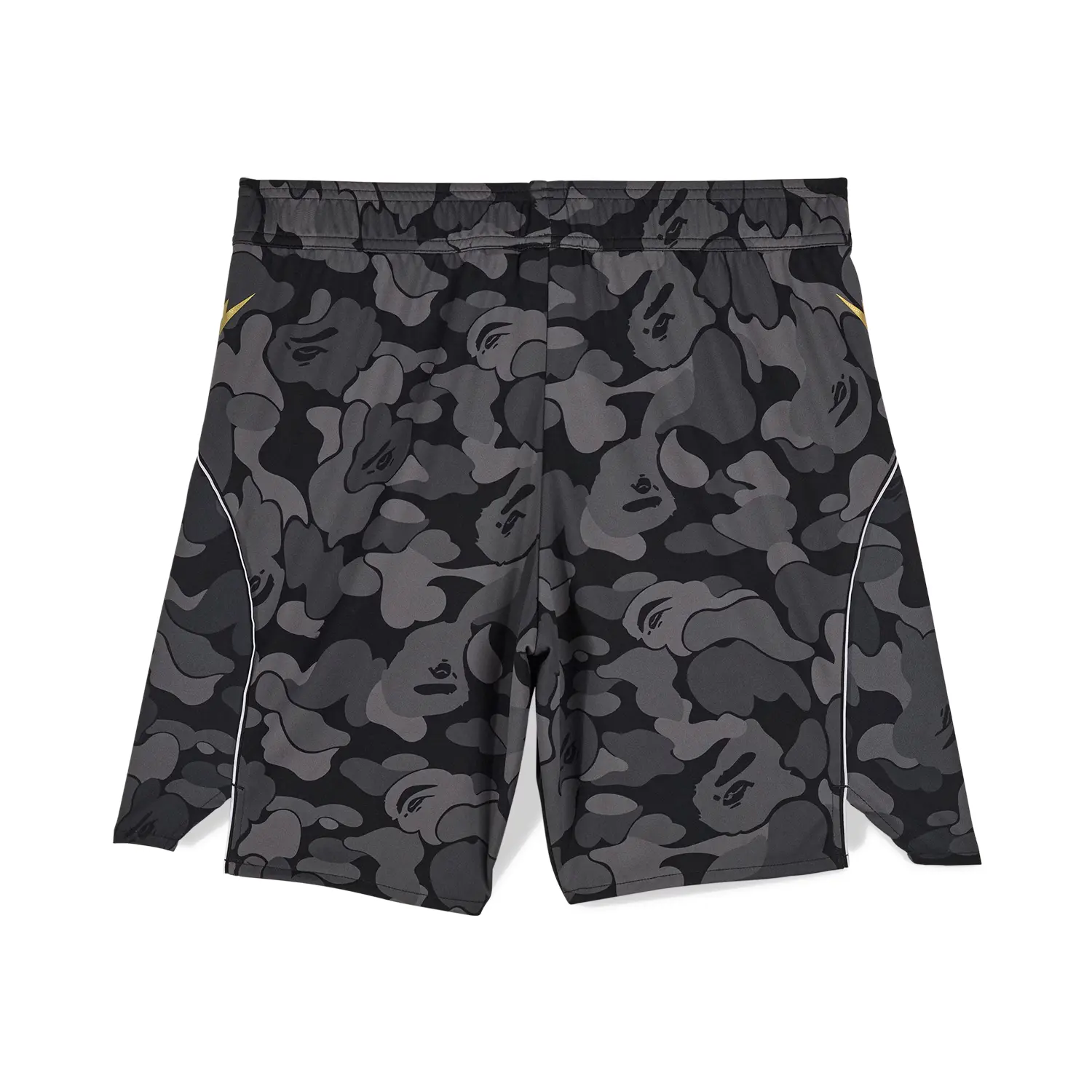 Шорты Bape Fb Camo Adidas, черный/темно-серый/золотой — фото 3