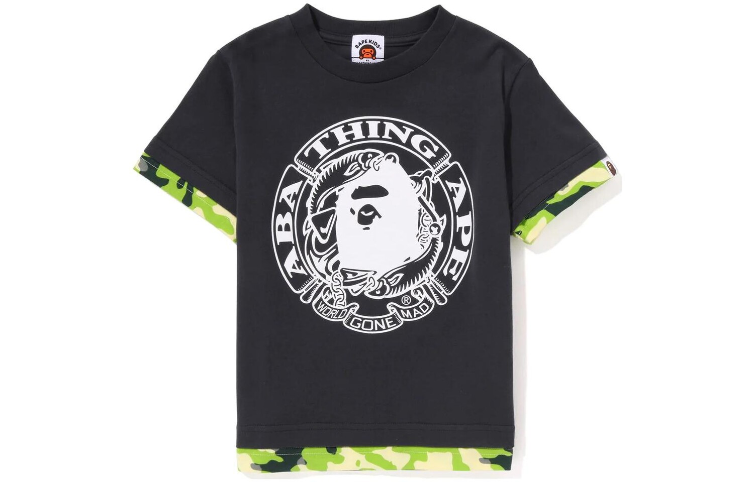 

Детская футболка A Bathing Ape, фиолетовый