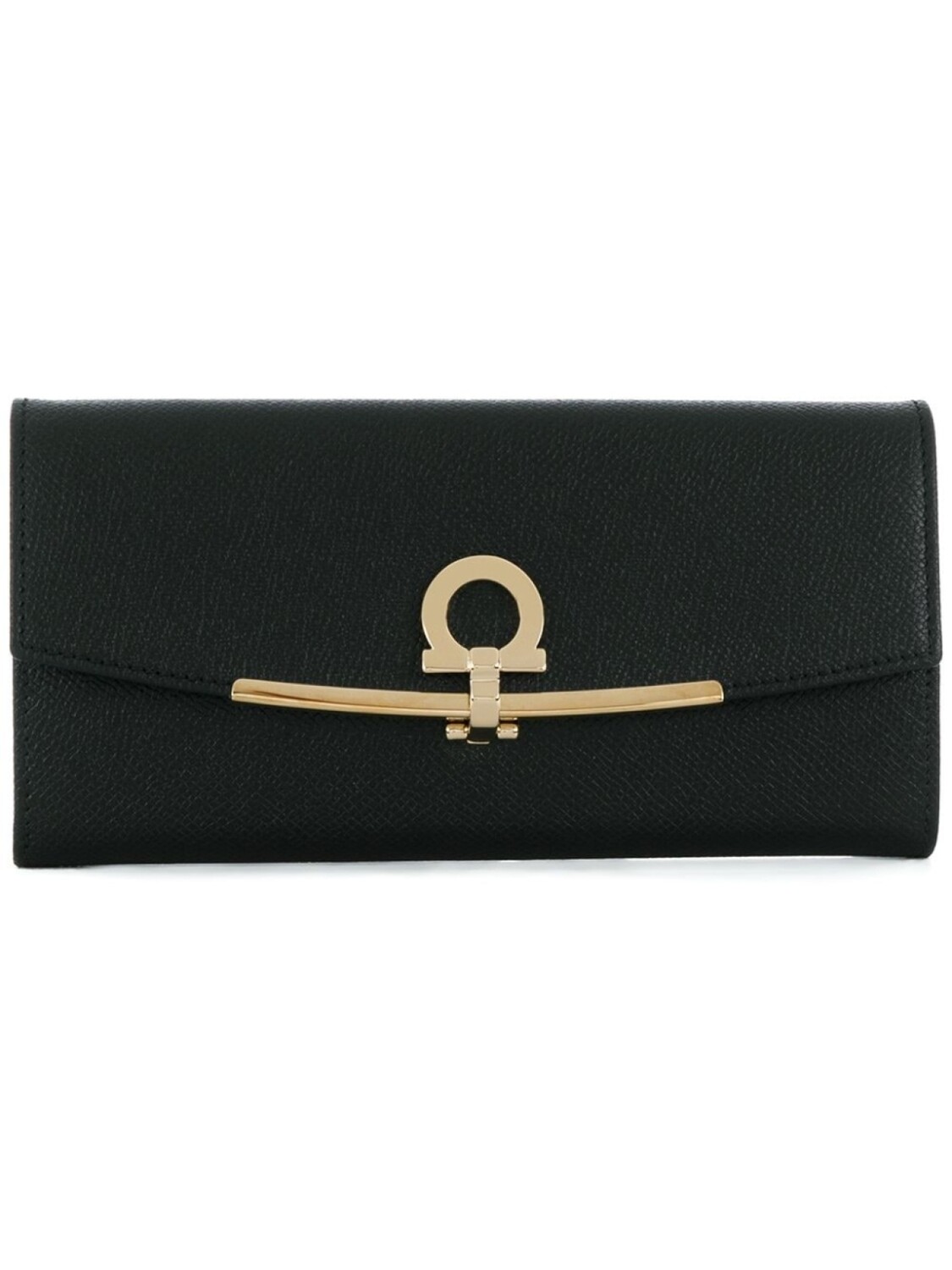 

Ferragamo кошелек Gancini, черный