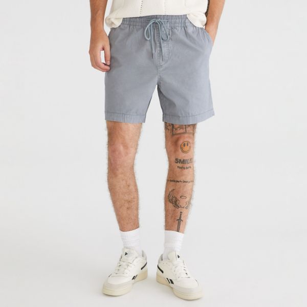 

Мужские шорты 6,5 дюймов на завязках Aeropostale, цвет night owl