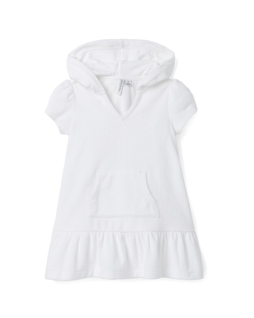 

Пляжная накидка с капюшоном Janie and Jack из терри, белый