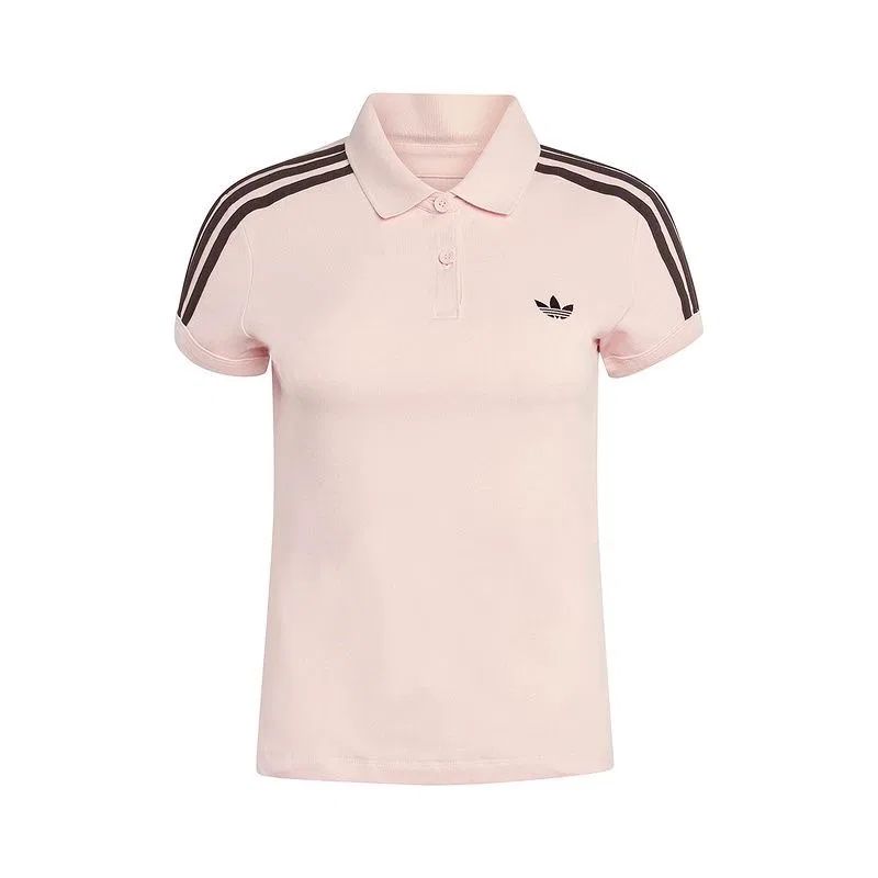 Женское поло Adidas Originals, Pink