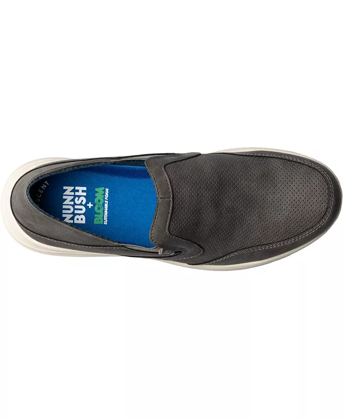 Мужские ботинки Conway Ez Moc Toe Slip On Nunn Bush, серый — фото 4