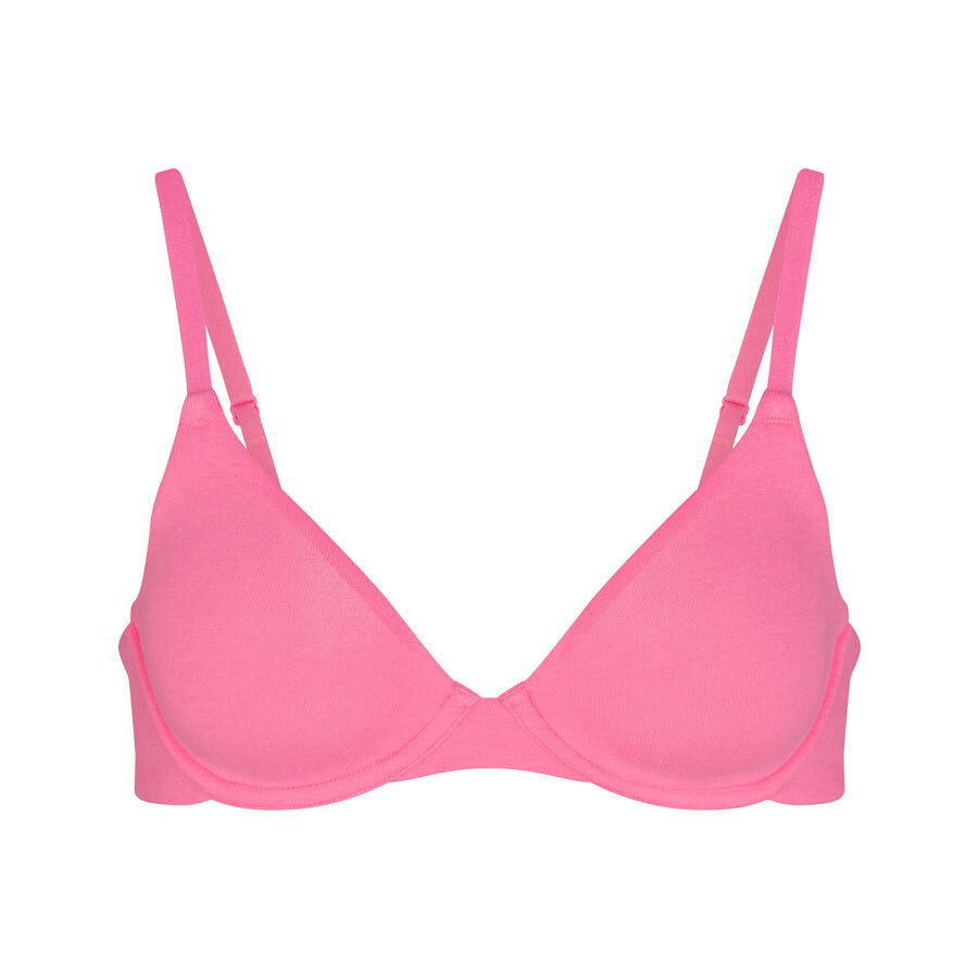 

Бюстгальтер SKIMS Cotton Jersey, цвет Sugar Pink