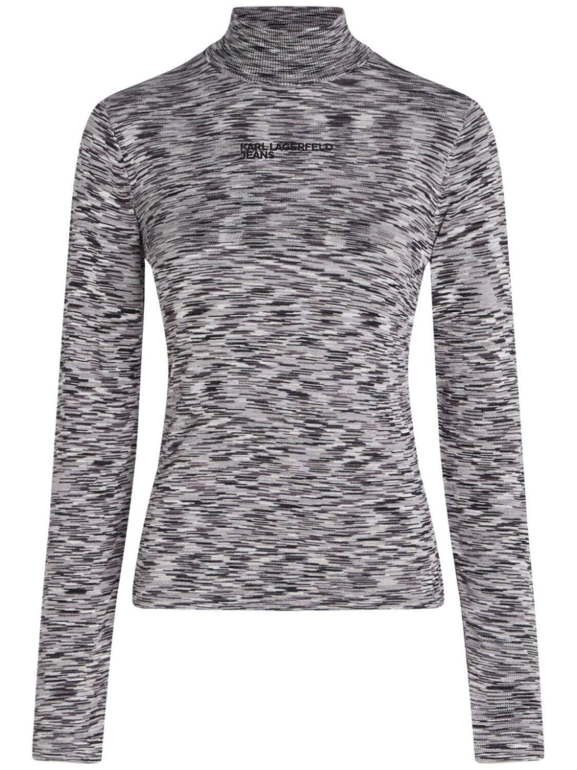 

Свитер с воротником-стойкой Karl Lagerfeld Jeans, серый