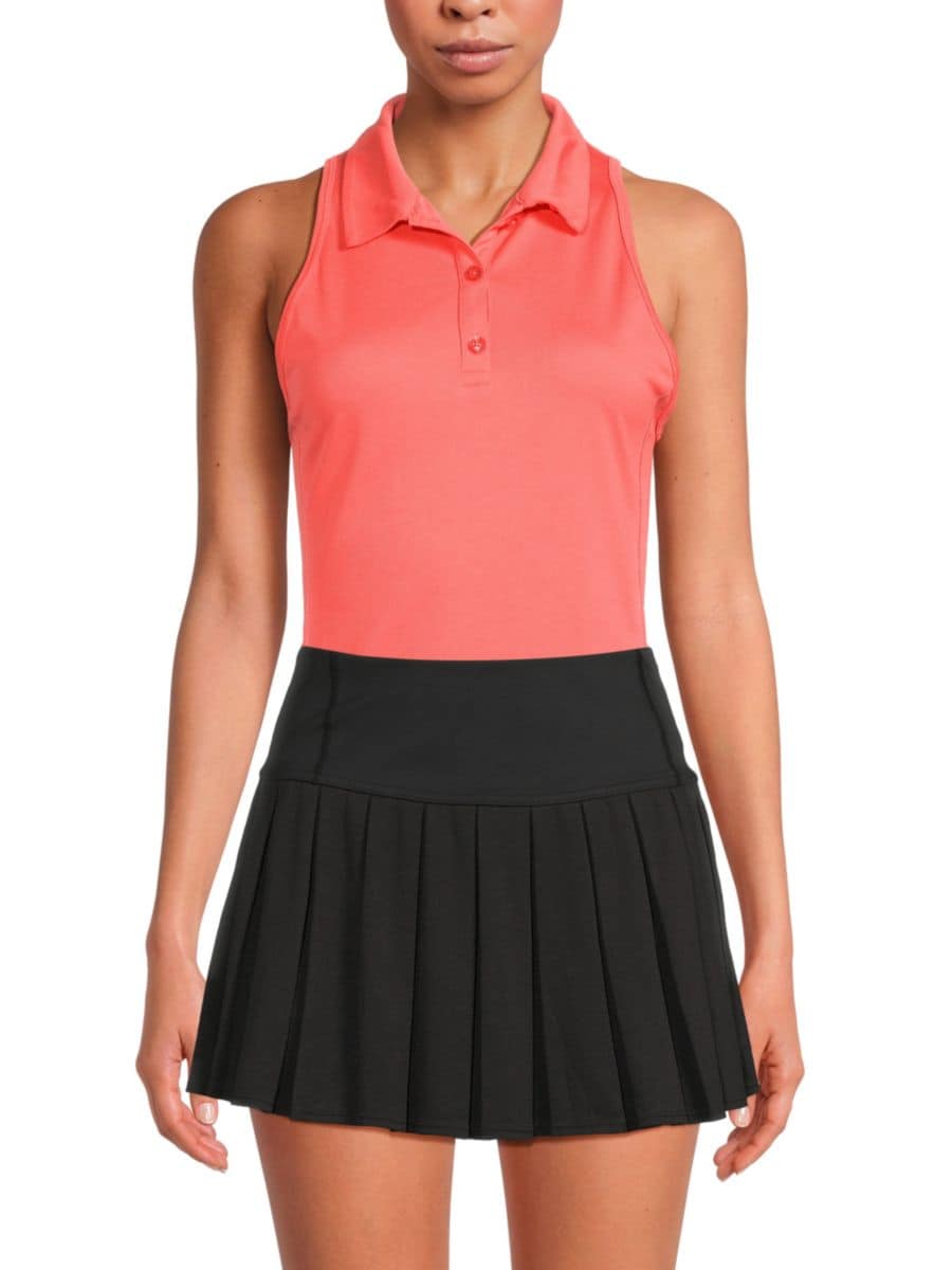 

Майка-борцовка Court Pique DKNY, цвет Coral Crush