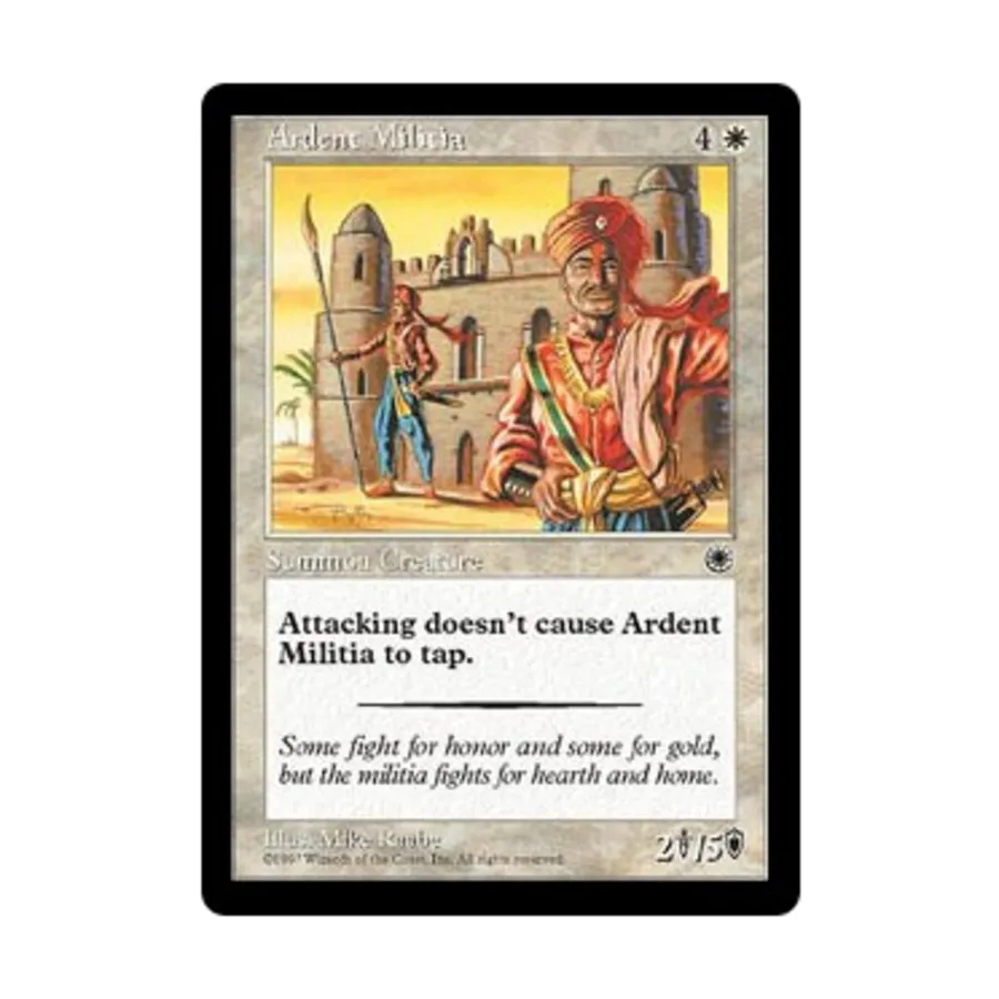 

CCG Пылкое ополчение (U), MTG - Portal