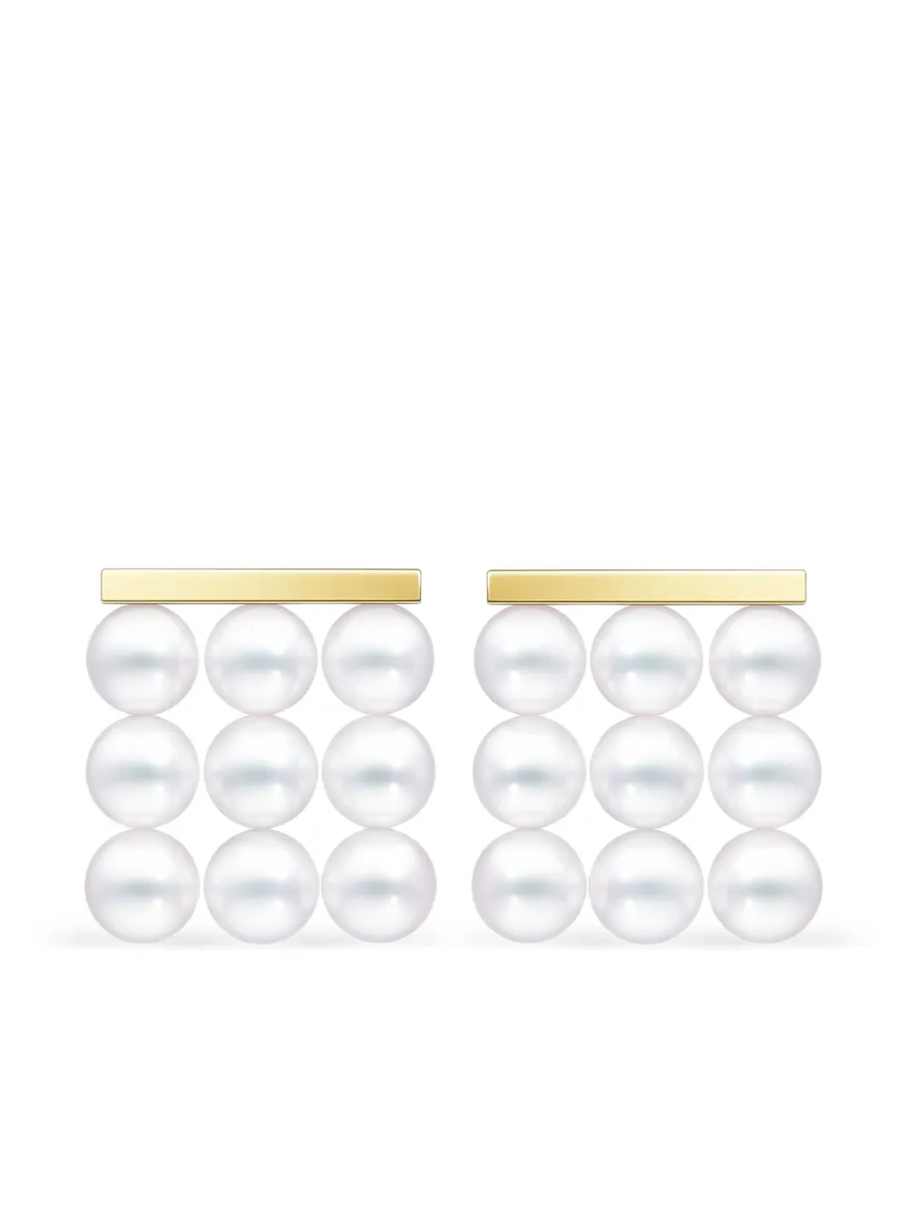 

Серьги Collection Line Balance Build из желтого золота с жемчугом TASAKI, золотой