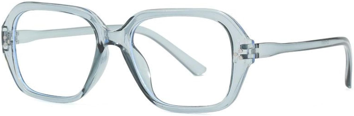 

Классические большие солнцезащитные очки для мужчин, модные зеркальные черные солнцезащитные очки унисекс в винтажном стиле для вождения, защита от УФ-излучения UV400 TKKTLLT, Clear Grey White