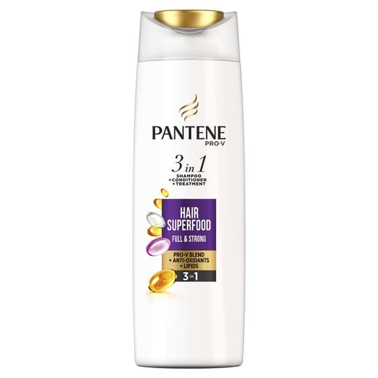 

Шампунь, кондиционер и уход, Superfood 3в1, 360 мл Pantene Pro-V