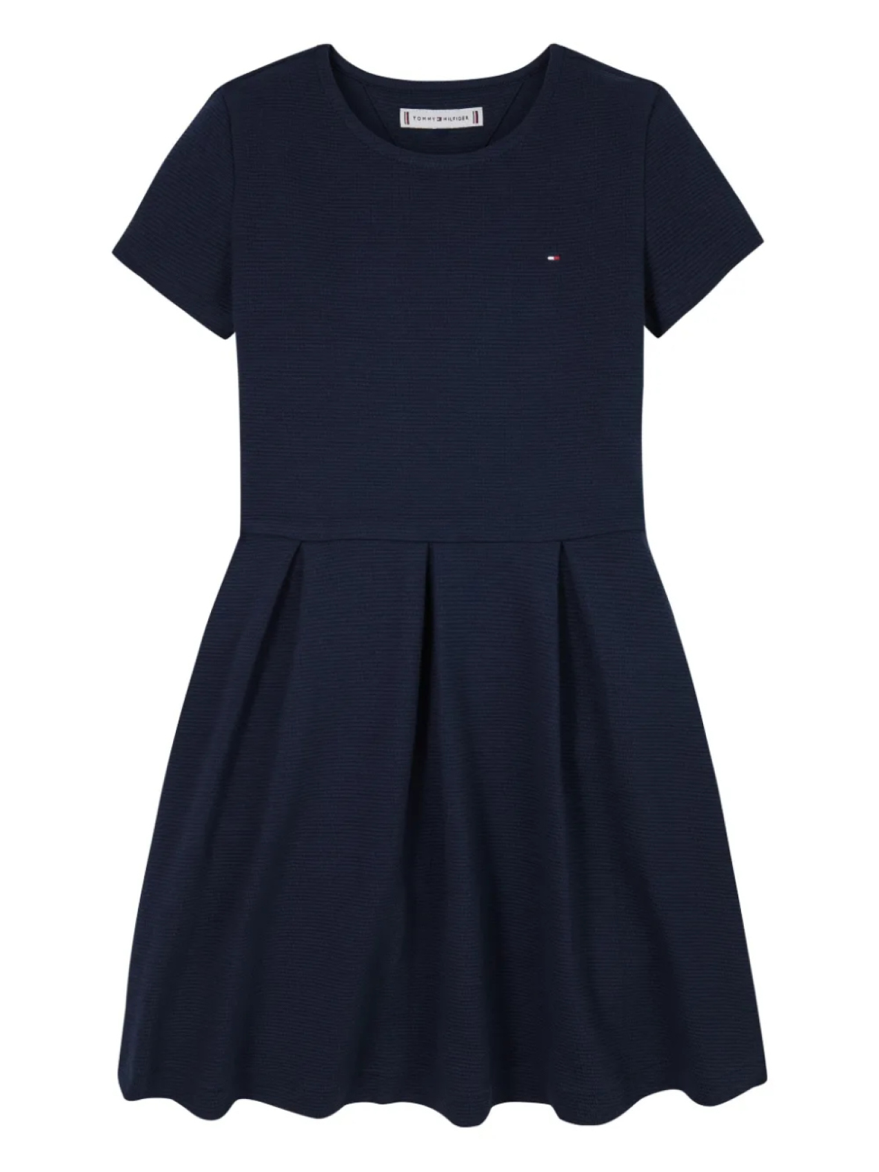 

Платье Tommy Hilfiger Junior с круглым вырезом, синий