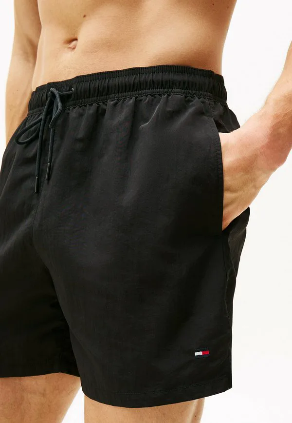 Незаменимые плавательные шорты средней длины Tommy Hilfiger, Black — фото 4