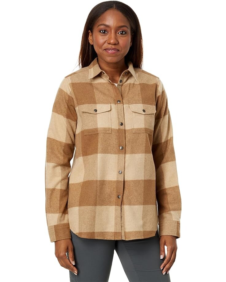

Рубашка Fjällräven Canada, цвет Buckwheat Brown/Light Beige
