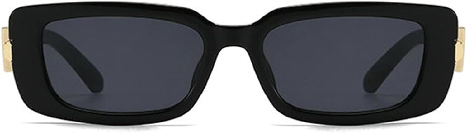 

Солнцезащитные очки Willochra Fashion Square для женщин, дорожные солнцезащитные очки, маленькие прямоугольные солнцезащитные очки для мужчин, ретро черные с леопардовым принтом F28, C1