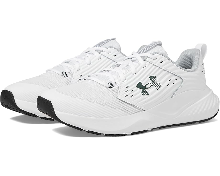 

Мужские кроссовки Under Armour Charged Commit 4, White/Mod Gray/Forest Green