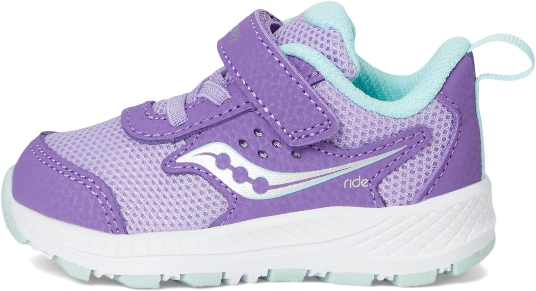 Кроссовки Saucony Kids Ride JR, цвет Purple/Turq — фото 4