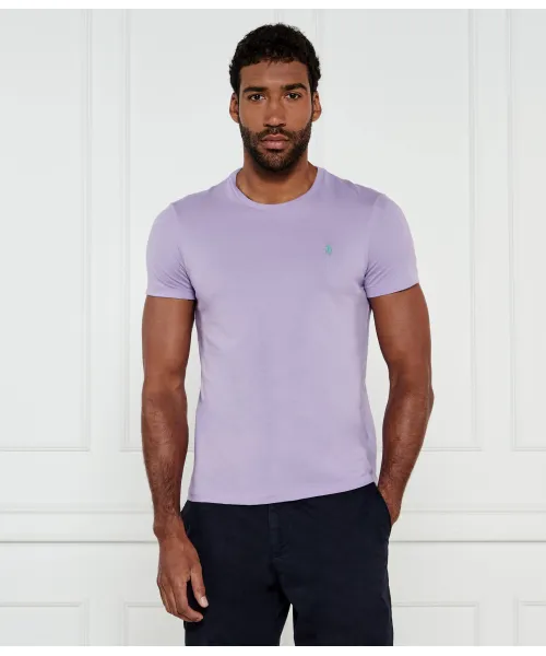 

Футболка Slim fit Polo Ralph Lauren, фиолетовый