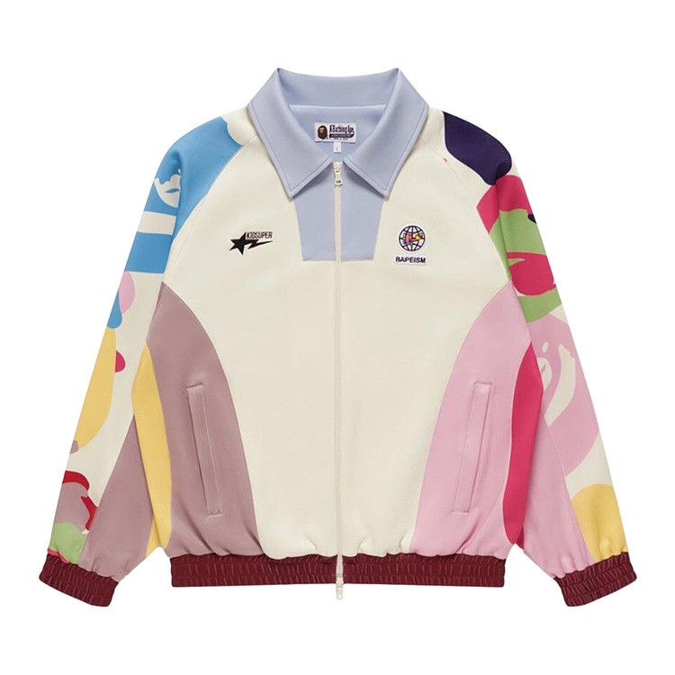

Спортивная куртка BAPE x KidSuper Patchwork Track Jacket, Multicolor