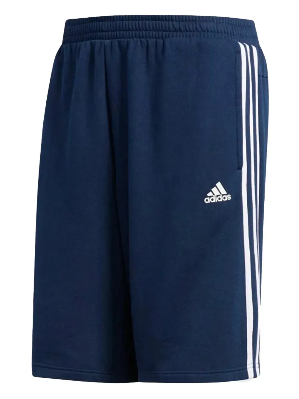 Классические спортивные шорты с полосатым декором Adidas, синий