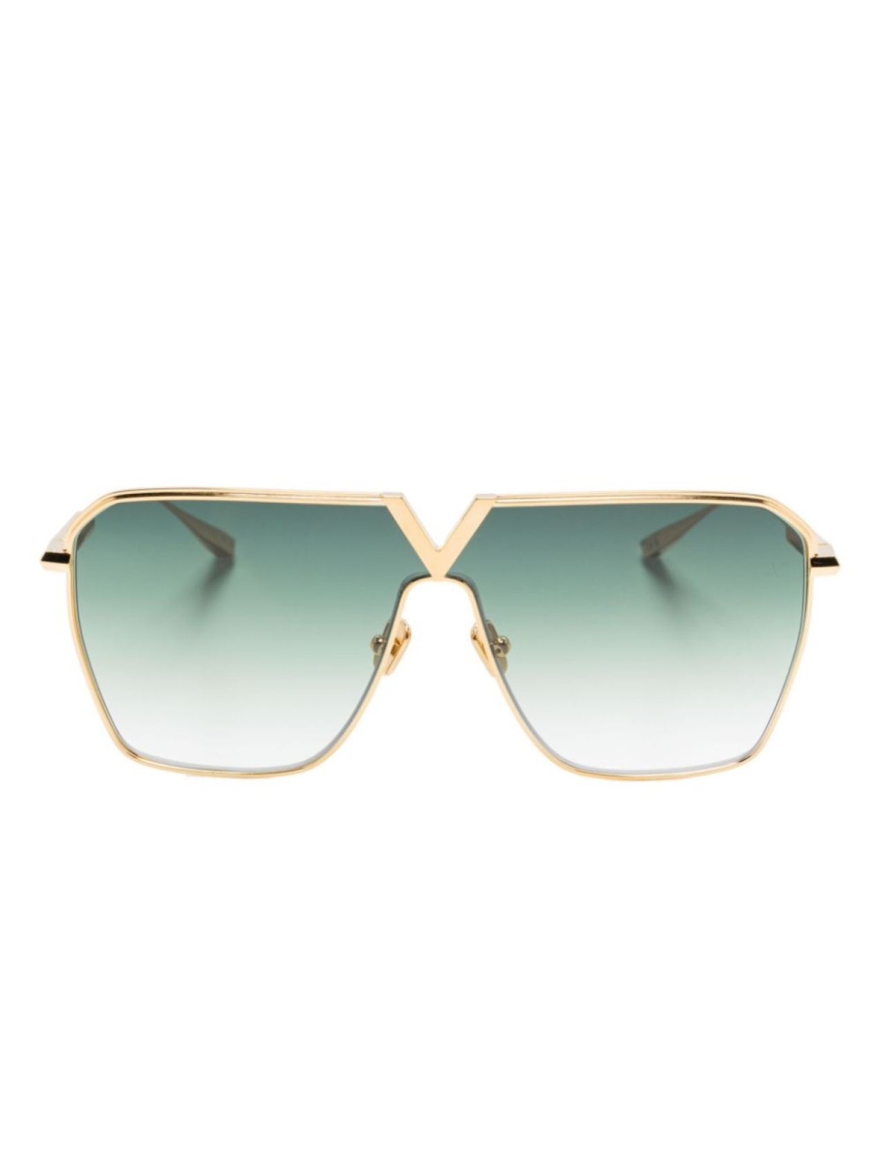 

VALENTINO GARAVANI EYEWEAR солнцезащитные очки V-Goldshield, золотой