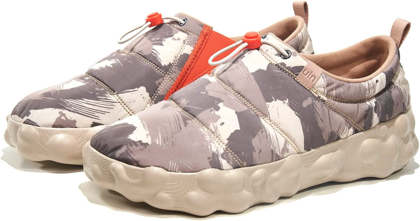 

Мужские кроссовки для кемпинга, прогулок и путешествий UIN, повседневные слипоны-лоферы, легкие, с художественной росписью, модные кеды Toledo, камуфляж