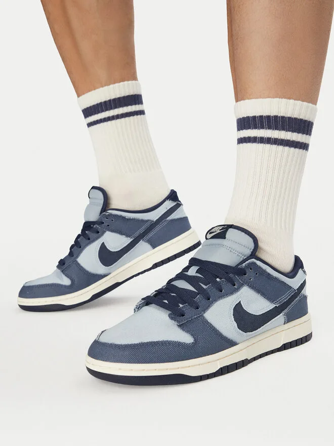 Nike Кроссовки Dunk Low Retro SE HF3141 400 синие — фото 2