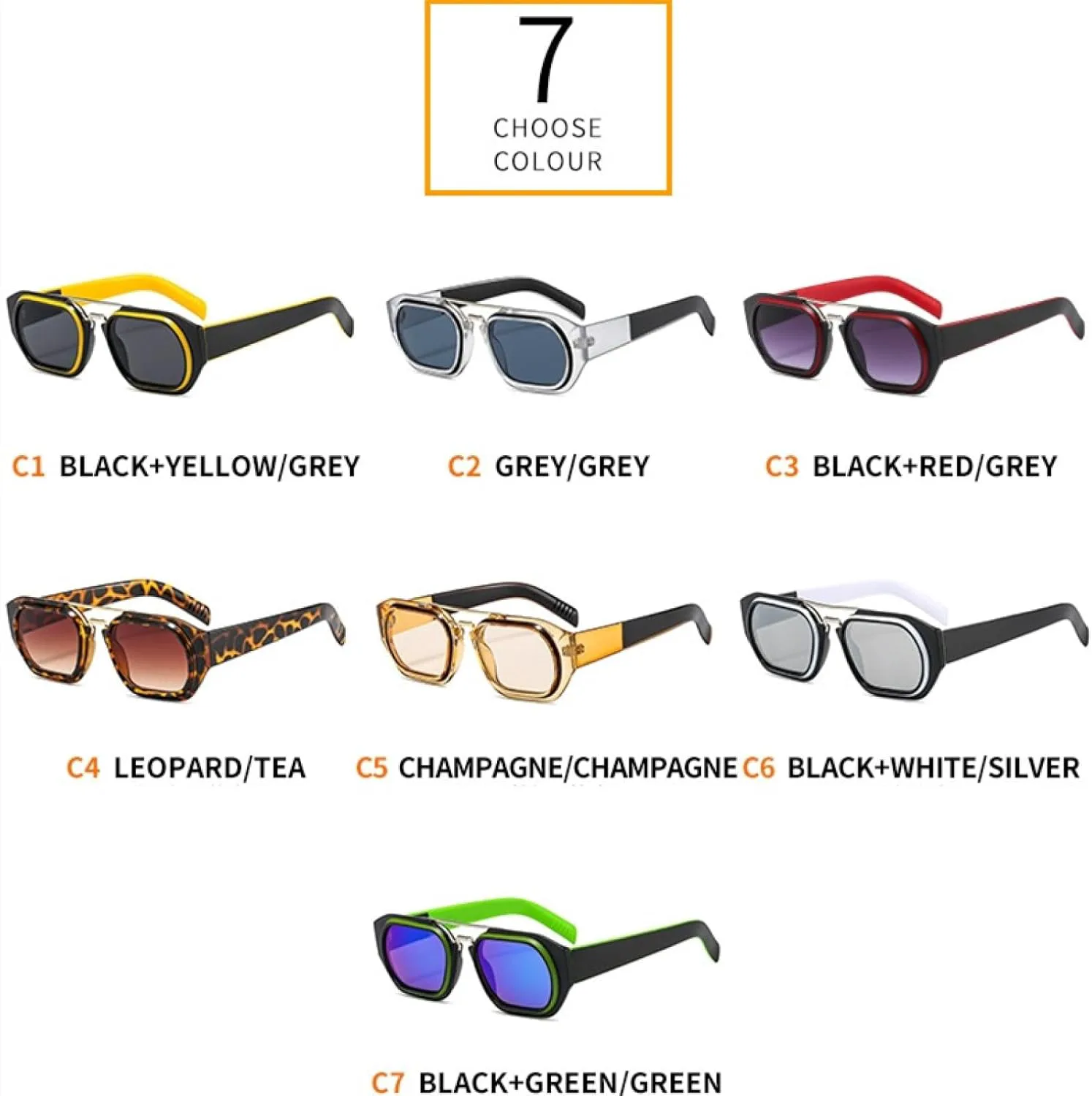 

Солнцезащитные очки с защитой от УФ-излучения UV400 | Легкая оправа | Для женщин и мужчин | Для занятий спортом на открытом воздухе и вождения DSVIGF, Gray