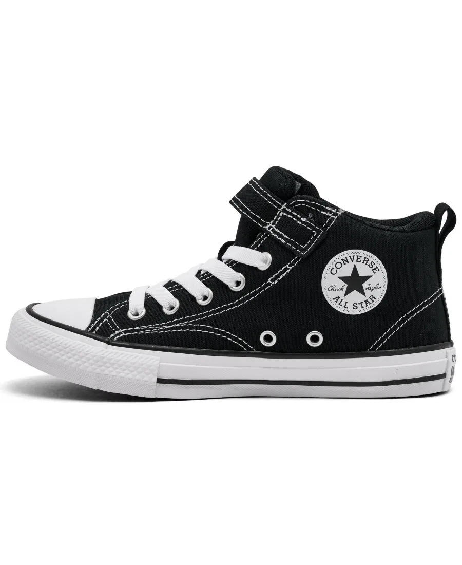 Детские кроссовки Chuck Taylor All Star Malden Street Casual от Finish Line Converse, белый/черный — фото 3